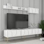 Hanah Home Lyon 2 - Blanco y Dorado
